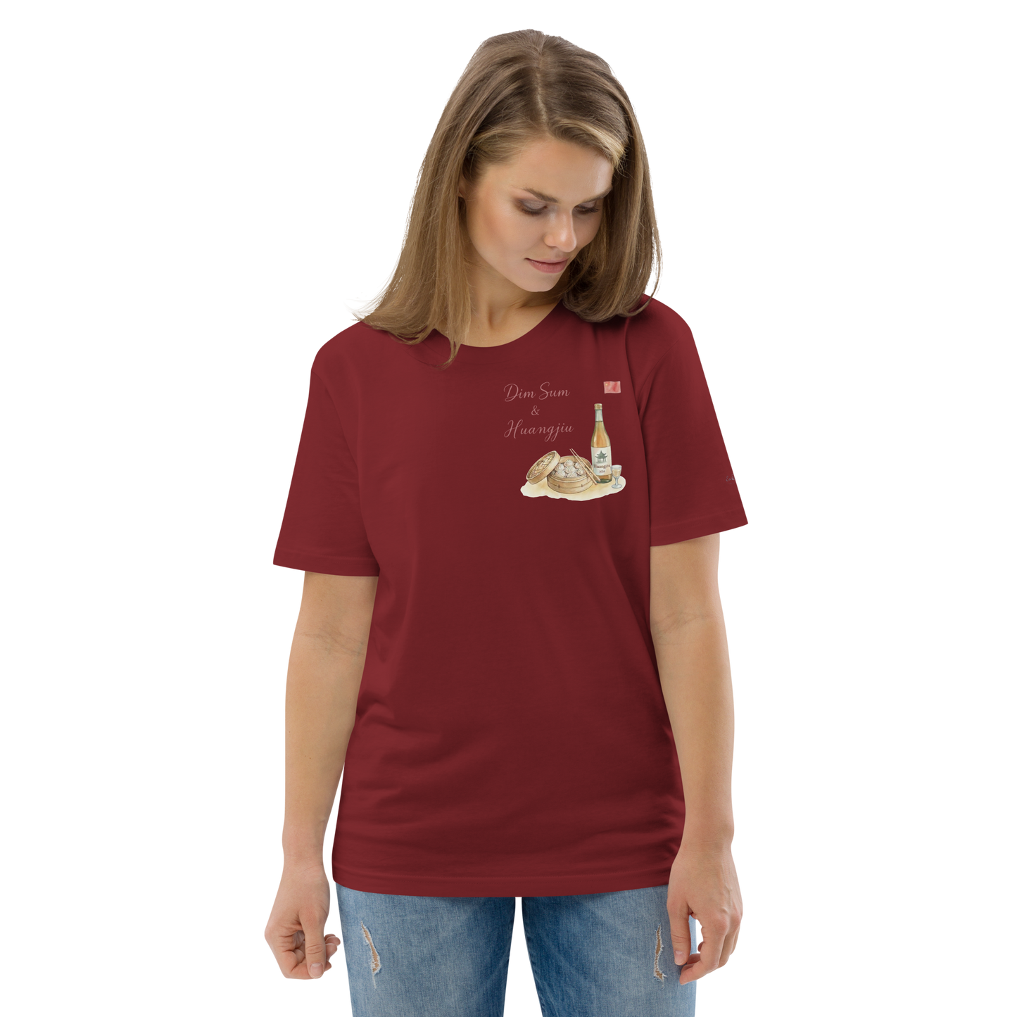 T-shirt - The Elegance of Steam - Dim Sum & Huangjiu