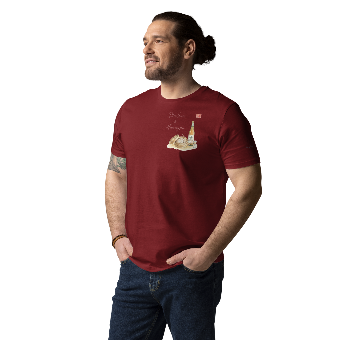 T-shirt - The Elegance of Steam - Dim Sum & Huangjiu