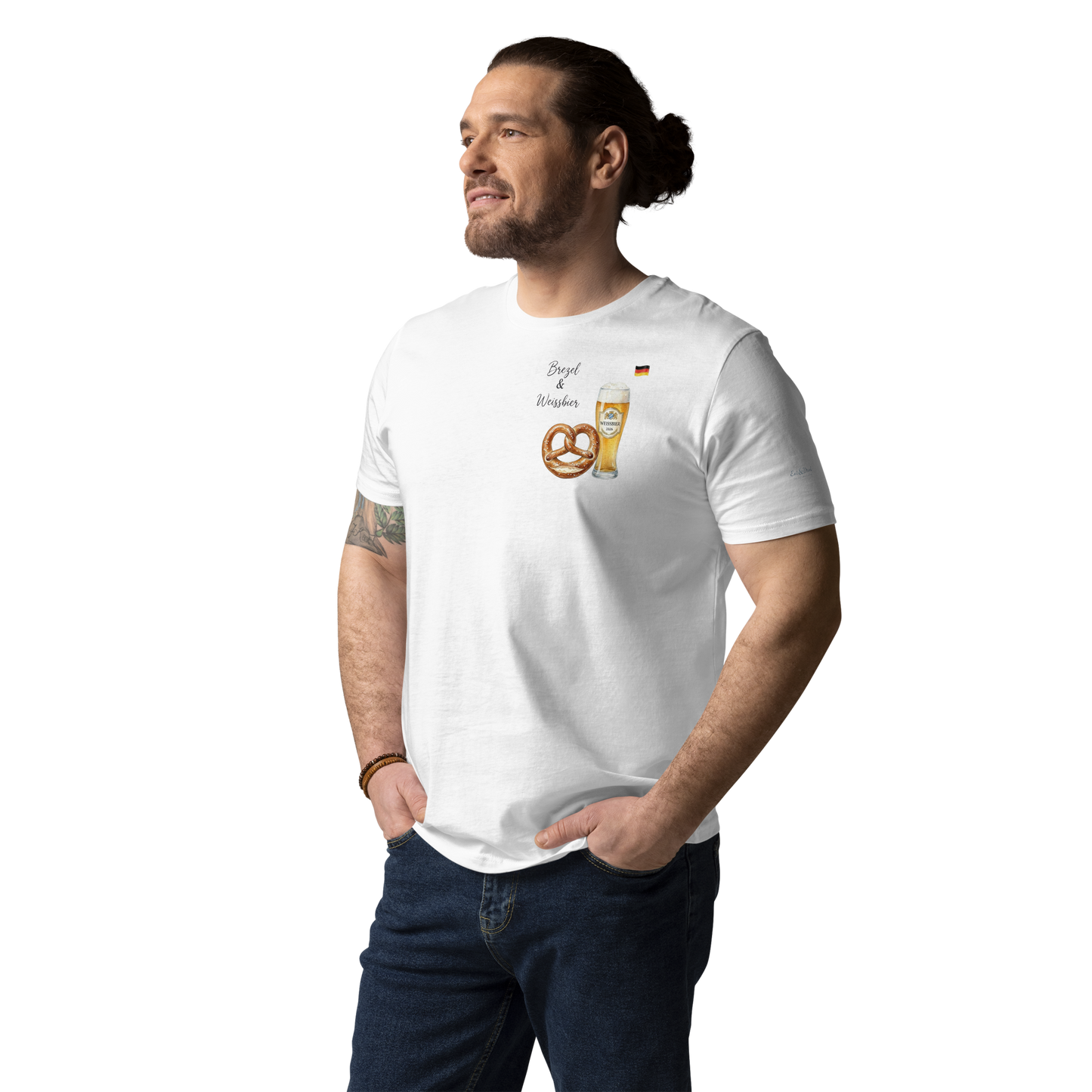 T-shirt - The Munich Spirit - Brezel & Weissbier
