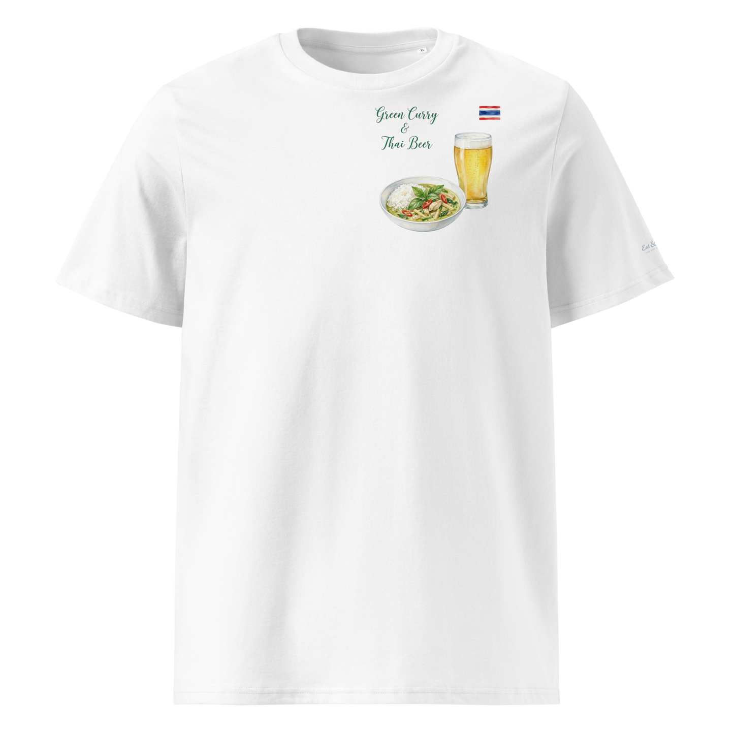T-Shirt - The Exotic Sophistication - Green Curry & Thai Beer