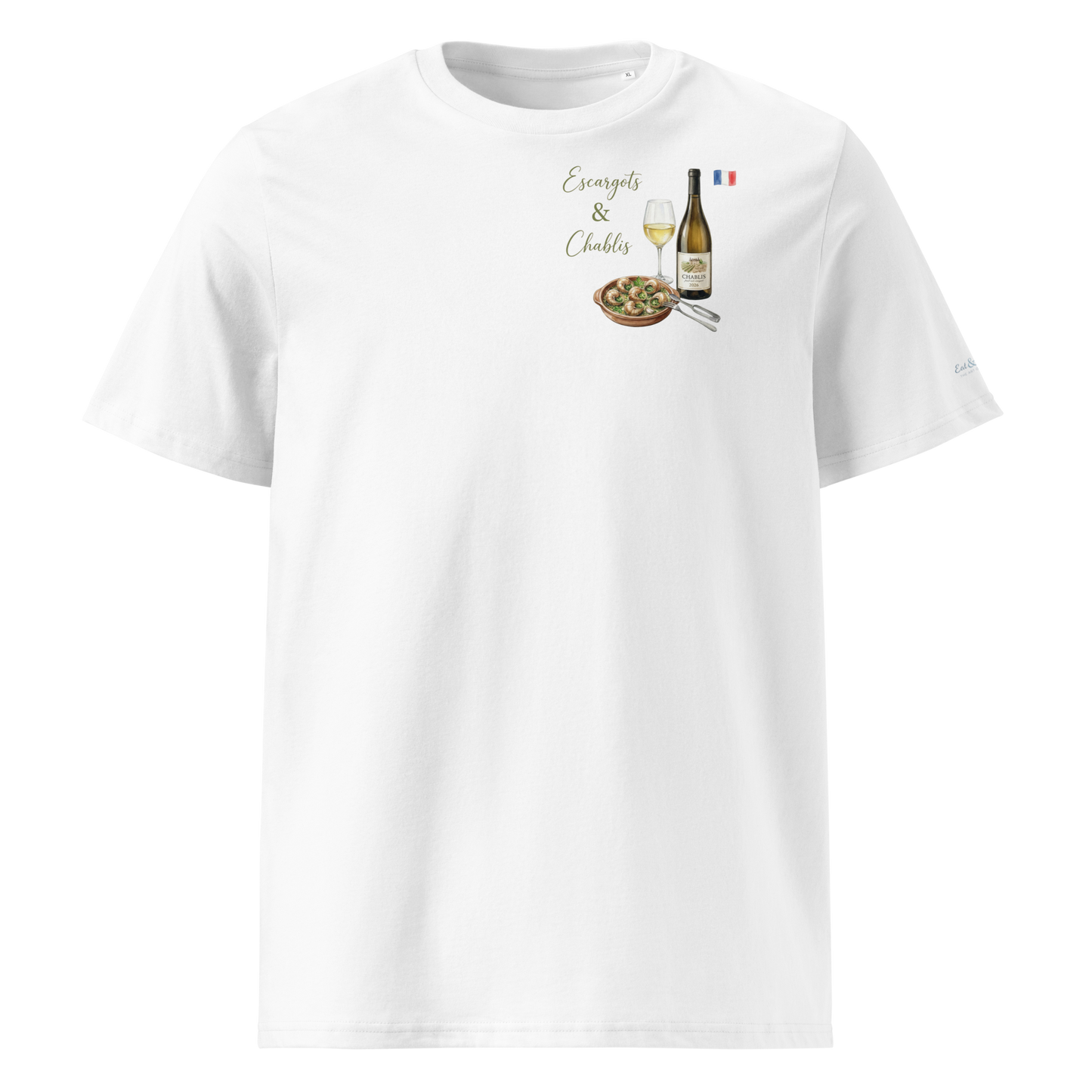 T-Shirt - The Gourmet Heritage - Escargots & Chablis